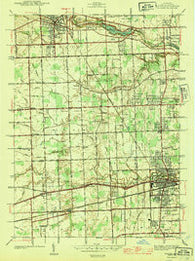 Wayne Michigan Historical topographic map, 1:24000 scale, 7.5 X 7.5 Minute, Year 1948