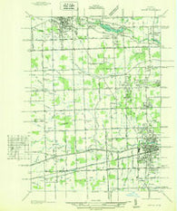 Wayne Michigan Historical topographic map, 1:31680 scale, 7.5 X 7.5 Minute, Year 1936