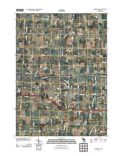 Webberville Michigan Historical topographic map, 1:24000 scale, 7.5 X 7.5 Minute, Year 2011