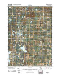 Weidman Michigan Historical topographic map, 1:24000 scale, 7.5 X 7.5 Minute, Year 2011