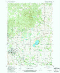 West Branch Michigan Historical topographic map, 1:24000 scale, 7.5 X 7.5 Minute, Year 1965