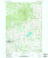 West Branch Michigan Historical topographic map, 1:24000 scale, 7.5 X 7.5 Minute, Year 1965