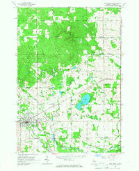 West Branch Michigan Historical topographic map, 1:24000 scale, 7.5 X 7.5 Minute, Year 1965