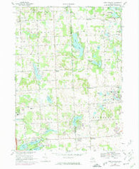 West Highland Michigan Historical topographic map, 1:24000 scale, 7.5 X 7.5 Minute, Year 1968
