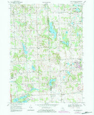 West Highland Michigan Historical topographic map, 1:24000 scale, 7.5 X 7.5 Minute, Year 1968