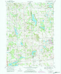 West Highland Michigan Historical topographic map, 1:24000 scale, 7.5 X 7.5 Minute, Year 1968