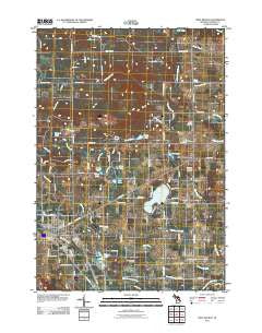 West Branch Michigan Historical topographic map, 1:24000 scale, 7.5 X 7.5 Minute, Year 2011