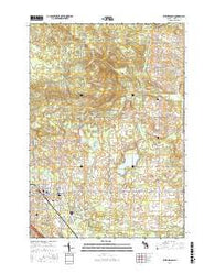 West Branch Michigan Current topographic map, 1:24000 scale, 7.5 X 7.5 Minute, Year 2017