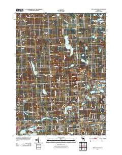 West Highland Michigan Historical topographic map, 1:24000 scale, 7.5 X 7.5 Minute, Year 2011
