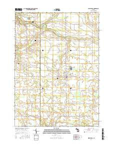 Westphalia Michigan Current topographic map, 1:24000 scale, 7.5 X 7.5 Minute, Year 2017
