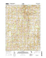 Wheatland Michigan Historical topographic map, 1:24000 scale, 7.5 X 7.5 Minute, Year 2014