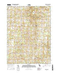 Wheatland Michigan Current topographic map, 1:24000 scale, 7.5 X 7.5 Minute, Year 2016