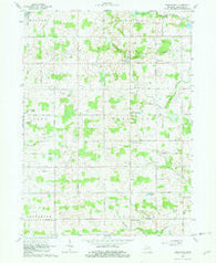 Wheatland Michigan Historical topographic map, 1:24000 scale, 7.5 X 7.5 Minute, Year 1962
