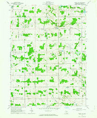 Wheatland Michigan Historical topographic map, 1:24000 scale, 7.5 X 7.5 Minute, Year 1962