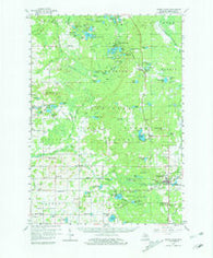 White Cloud Michigan Historical topographic map, 1:62500 scale, 15 X 15 Minute, Year 1959