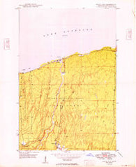 White Pine Michigan Historical topographic map, 1:24000 scale, 7.5 X 7.5 Minute, Year 1949