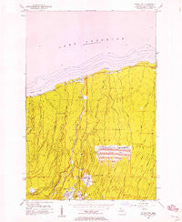 White Pine Michigan Historical topographic map, 1:24000 scale, 7.5 X 7.5 Minute, Year 1956
