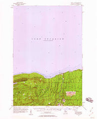 White Pine Michigan Historical topographic map, 1:62500 scale, 15 X 15 Minute, Year 1956