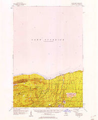 White Pine Michigan Historical topographic map, 1:62500 scale, 15 X 15 Minute, Year 1956