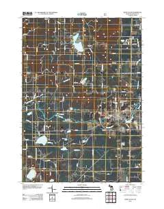 White Cloud Michigan Historical topographic map, 1:24000 scale, 7.5 X 7.5 Minute, Year 2012