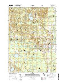 White Cloud Michigan Historical topographic map, 1:24000 scale, 7.5 X 7.5 Minute, Year 2014