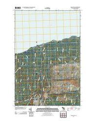 White Pine Michigan Historical topographic map, 1:24000 scale, 7.5 X 7.5 Minute, Year 2011