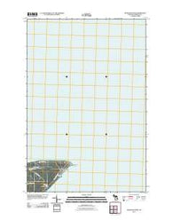Whitefish Point Michigan Historical topographic map, 1:24000 scale, 7.5 X 7.5 Minute, Year 2011