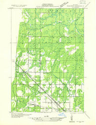 Whitney SE Michigan Historical topographic map, 1:31680 scale, 7.5 X 7.5 Minute, Year 1932