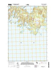 Whitney Bay Michigan Historical topographic map, 1:24000 scale, 7.5 X 7.5 Minute, Year 2014
