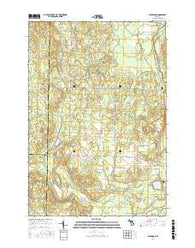 Wildwood Michigan Current topographic map, 1:24000 scale, 7.5 X 7.5 Minute, Year 2017