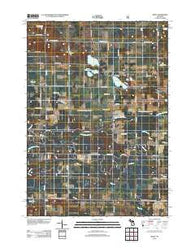 Wiley Michigan Historical topographic map, 1:24000 scale, 7.5 X 7.5 Minute, Year 2012