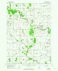 Willard Michigan Historical topographic map, 1:24000 scale, 7.5 X 7.5 Minute, Year 1962