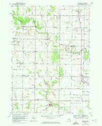 Willard Michigan Historical topographic map, 1:24000 scale, 7.5 X 7.5 Minute, Year 1962