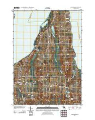 Williamsburg Michigan Historical topographic map, 1:24000 scale, 7.5 X 7.5 Minute, Year 2011
