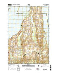 Williamsburg Michigan Current topographic map, 1:24000 scale, 7.5 X 7.5 Minute, Year 2017
