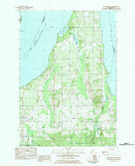 Williamsburg Michigan Historical topographic map, 1:25000 scale, 7.5 X 7.5 Minute, Year 1983