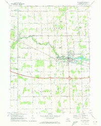 Williamston Michigan Historical topographic map, 1:24000 scale, 7.5 X 7.5 Minute, Year 1970