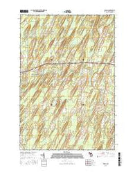 Wilson Michigan Current topographic map, 1:24000 scale, 7.5 X 7.5 Minute, Year 2016