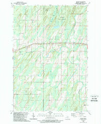 Wilson Michigan Historical topographic map, 1:24000 scale, 7.5 X 7.5 Minute, Year 1989