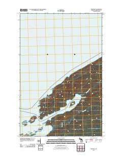 Windigo Michigan Historical topographic map, 1:24000 scale, 7.5 X 7.5 Minute, Year 2011