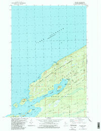 Windigo Michigan Historical topographic map, 1:24000 scale, 7.5 X 7.5 Minute, Year 1985
