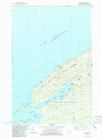 Windigo Michigan Historical topographic map, 1:24000 scale, 7.5 X 7.5 Minute, Year 1985