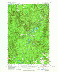 Winona Michigan Historical topographic map, 1:62500 scale, 15 X 15 Minute, Year 1954