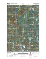 Winona South Michigan Historical topographic map, 1:24000 scale, 7.5 X 7.5 Minute, Year 2011