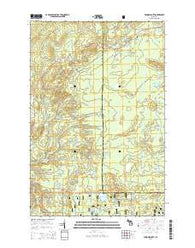 Winona South Michigan Historical topographic map, 1:24000 scale, 7.5 X 7.5 Minute, Year 2014