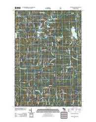 Winslow Lake Michigan Historical topographic map, 1:24000 scale, 7.5 X 7.5 Minute, Year 2011