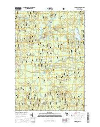 Winslow Lake Michigan Historical topographic map, 1:24000 scale, 7.5 X 7.5 Minute, Year 2014