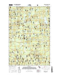 Winslow Lake Michigan Current topographic map, 1:24000 scale, 7.5 X 7.5 Minute, Year 2016