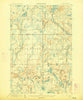 Witbeck Michigan Historical topographic map, 1:62500 scale, 15 X 15 Minute, Year 1899