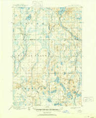 Witbeck Michigan Historical topographic map, 1:62500 scale, 15 X 15 Minute, Year 1899